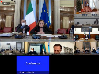 Covid-19: Incontro Governo - Regioni 20.04.2021